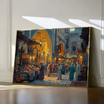 Orientalist 019 Canvas Art 60 x 40 cm / Black