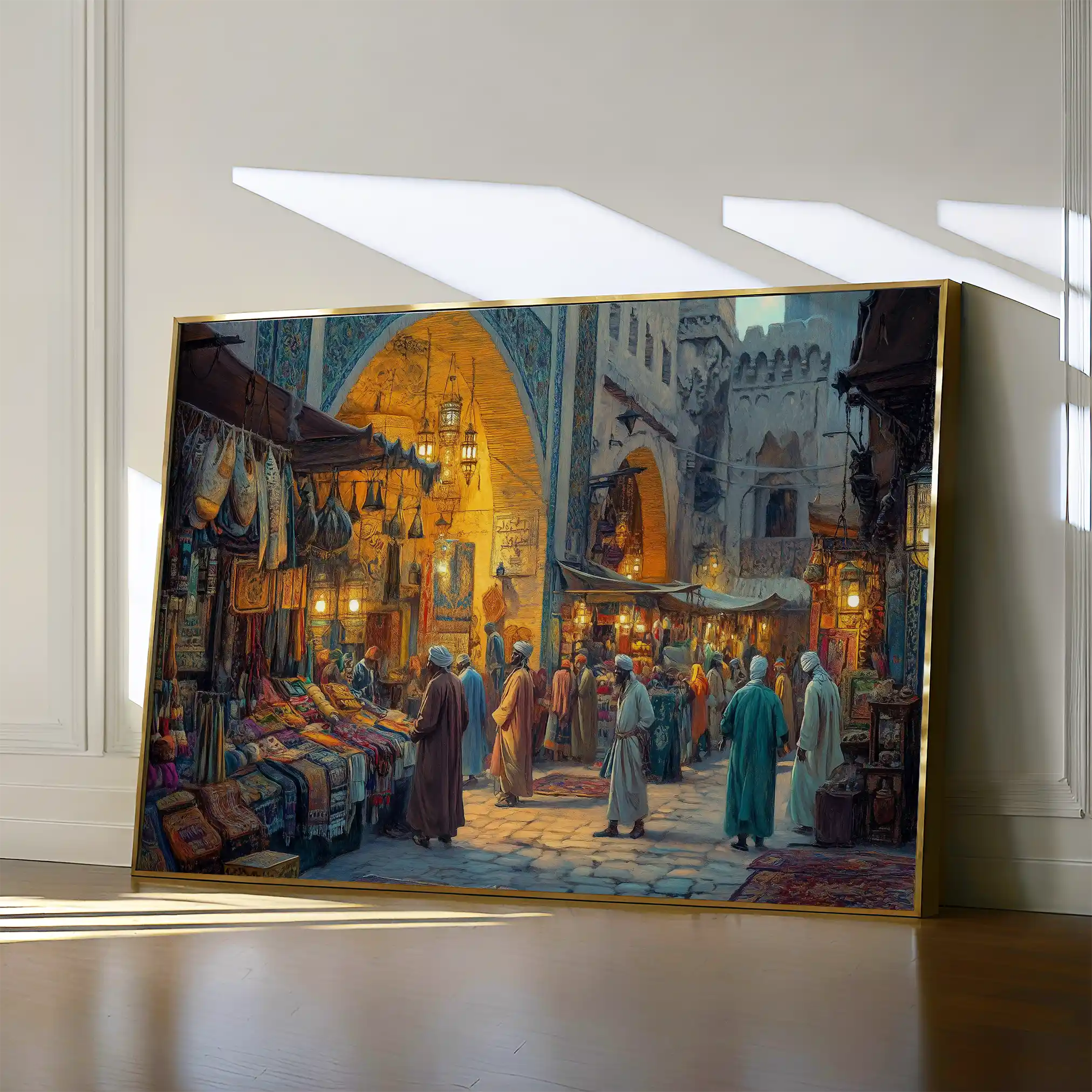 Orientalist 019 Canvas Art 60 x 40 cm / Black