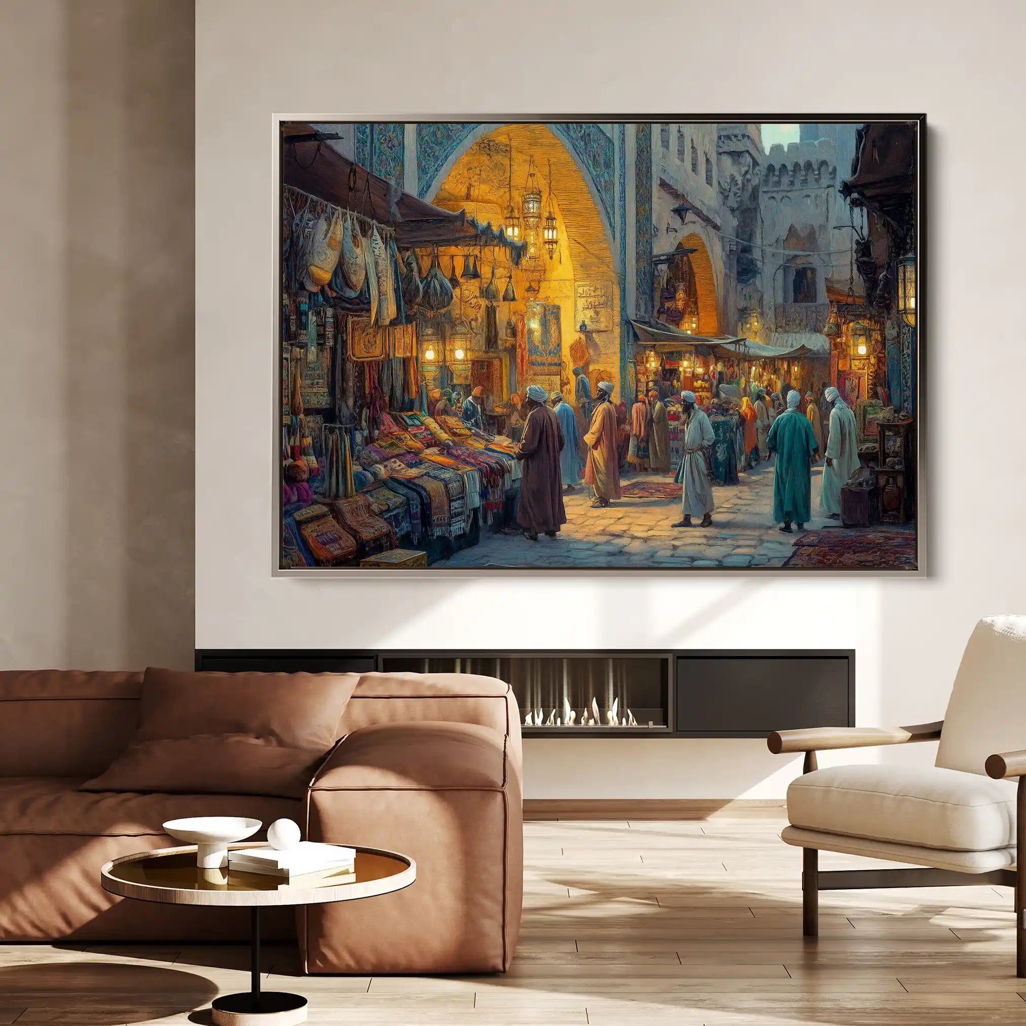Orientalist 019 Canvas Art 60 x 40 cm / Black