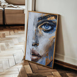 Portrait 019 Canvas Art 18" x 24" / 45 x 60 cm / Black