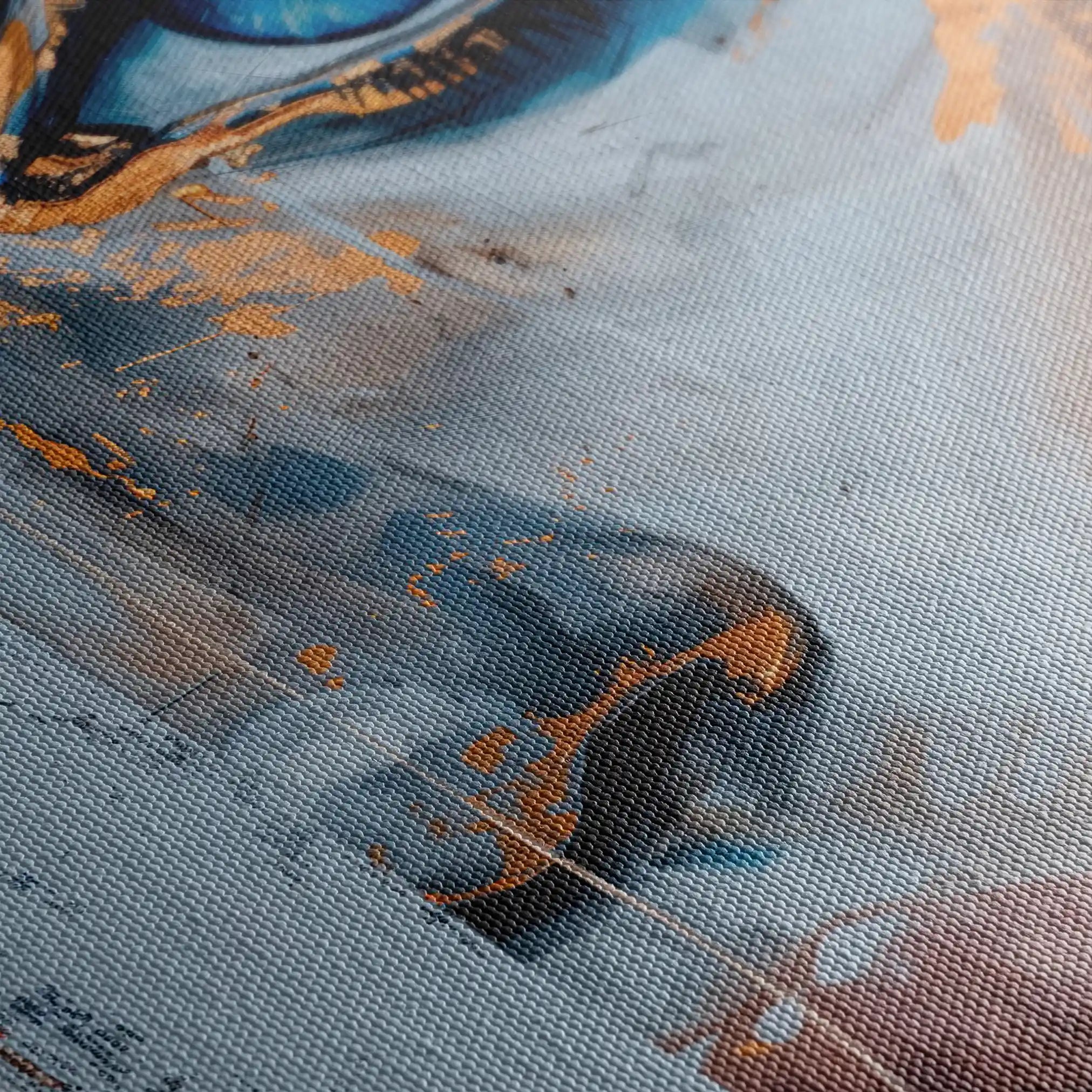 Portrait 019 Canvas Art 60 x 40 cm / Black