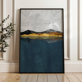Abstract 020 Canvas Art 18" x 24" / 45 x 60 cm / Black