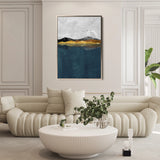 Abstract 020 Canvas Art 18" x 24" / 45 x 60 cm / Black