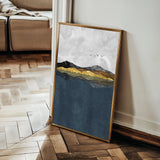Abstract 020 Canvas Art 18" x 24" / 45 x 60 cm / Black