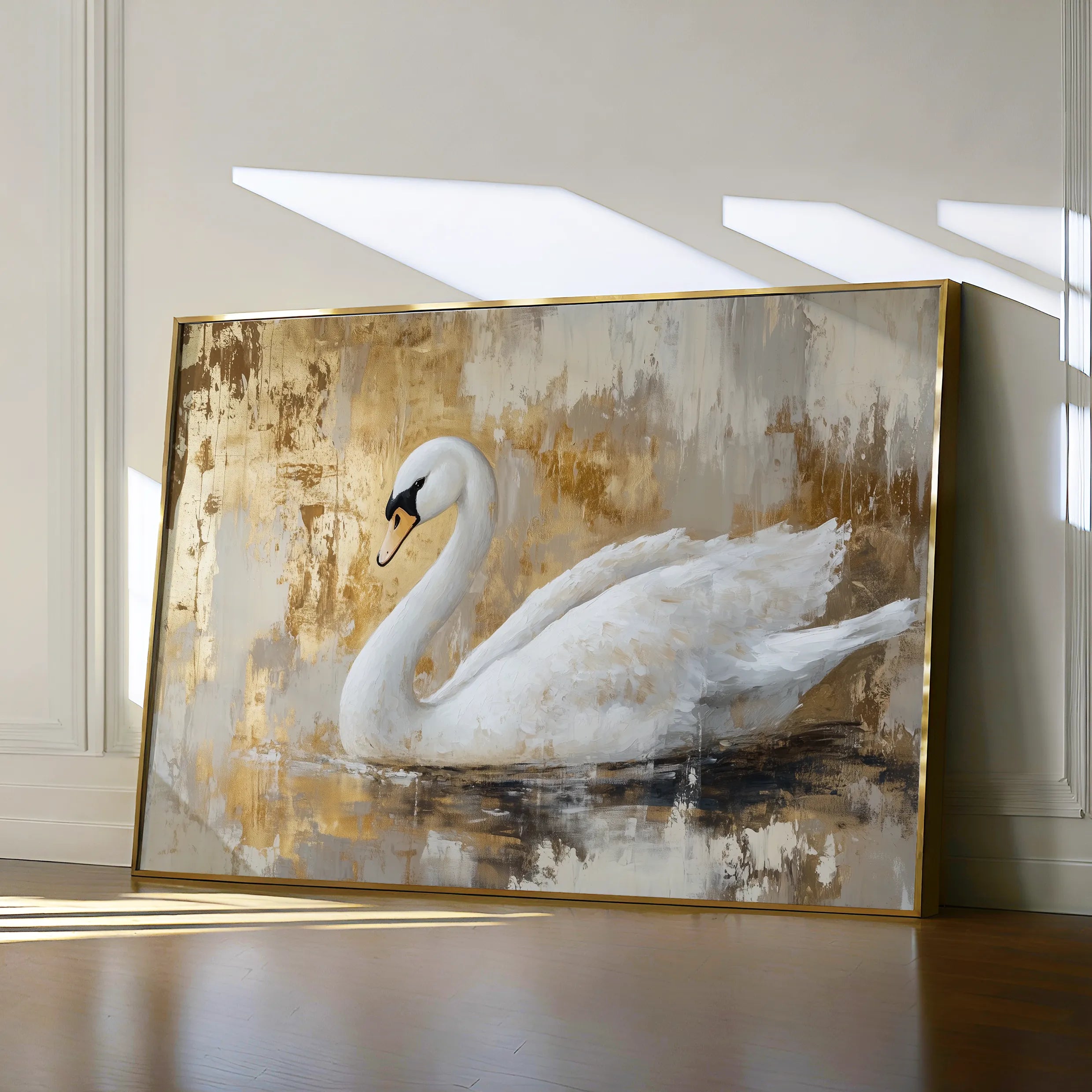 Animals 020 Canvas Art 18" x 24" / 45 x 60 cm / Black