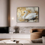 Animals 020 Canvas Art 18" x 24" / 45 x 60 cm / Black