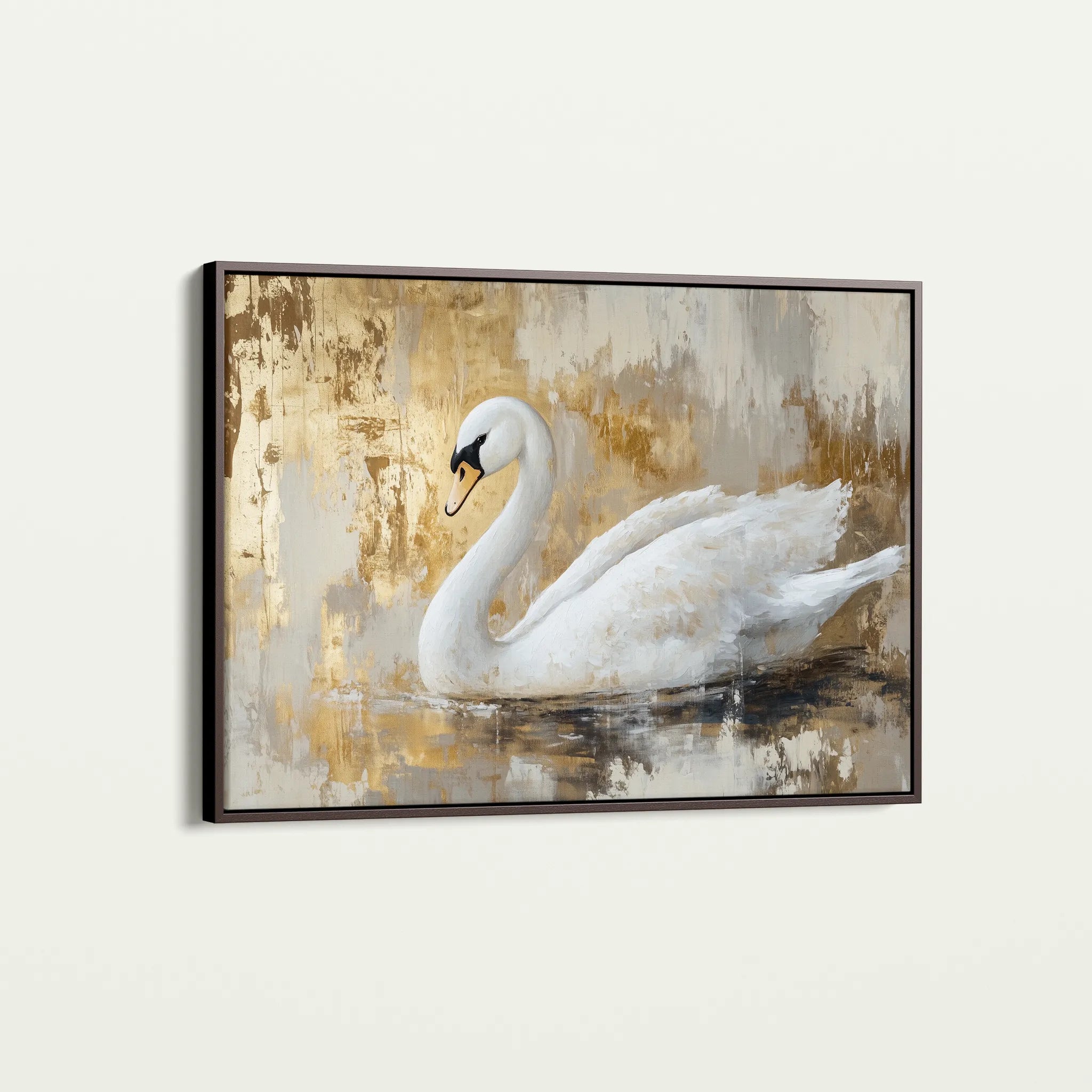 Animals 020 Canvas Art 18" x 24" / 45 x 60 cm / Black