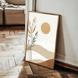 Boho 020 Canvas Art 18" x 24" / 45 x 60 cm / Black