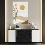 Boho 020 Canvas Art 18" x 24" / 45 x 60 cm / Black