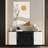 Boho 020 Canvas Art 18" x 24" / 45 x 60 cm / Black