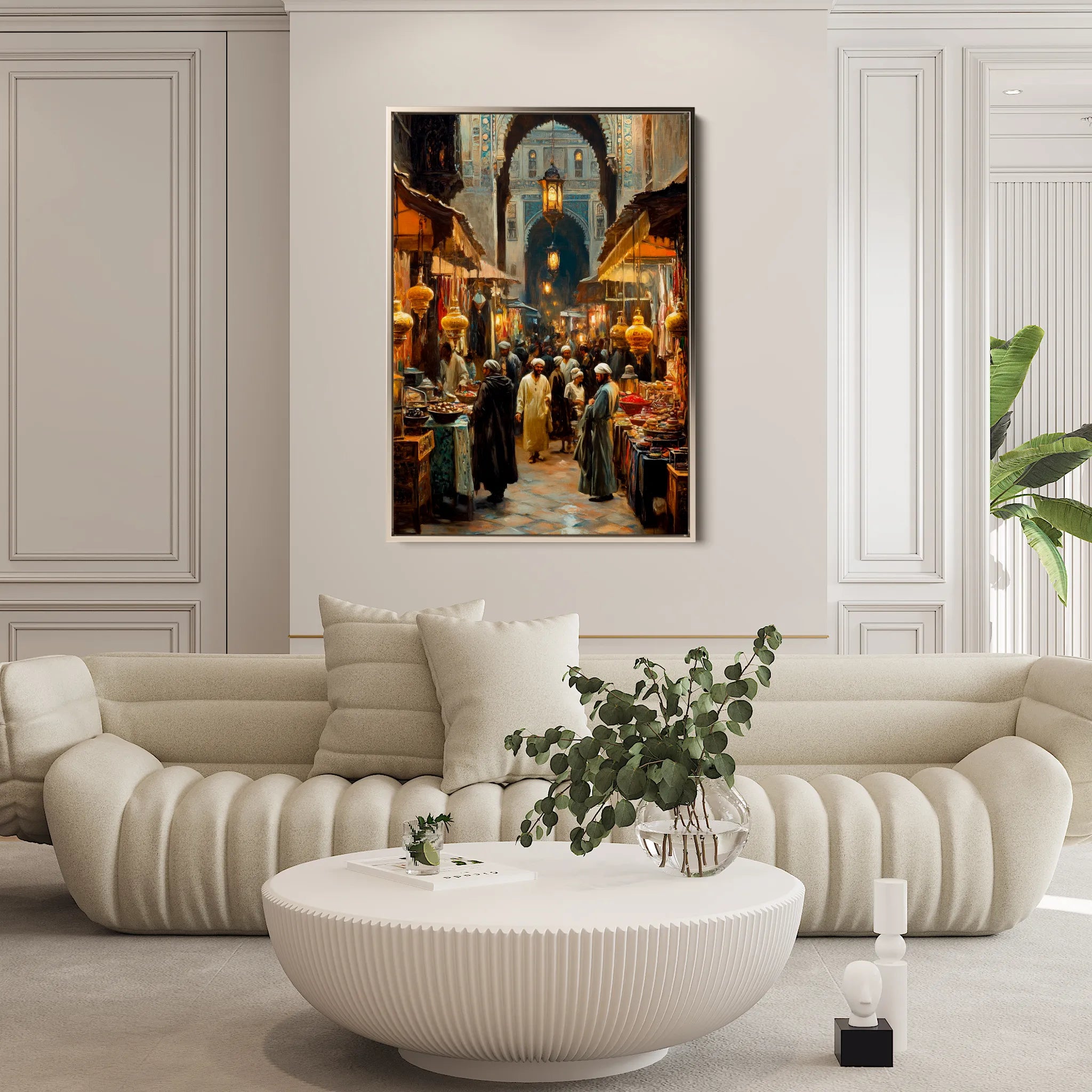 Orientalist 020 Canvas Art 18" x 24" / 45 x 60 cm / Black