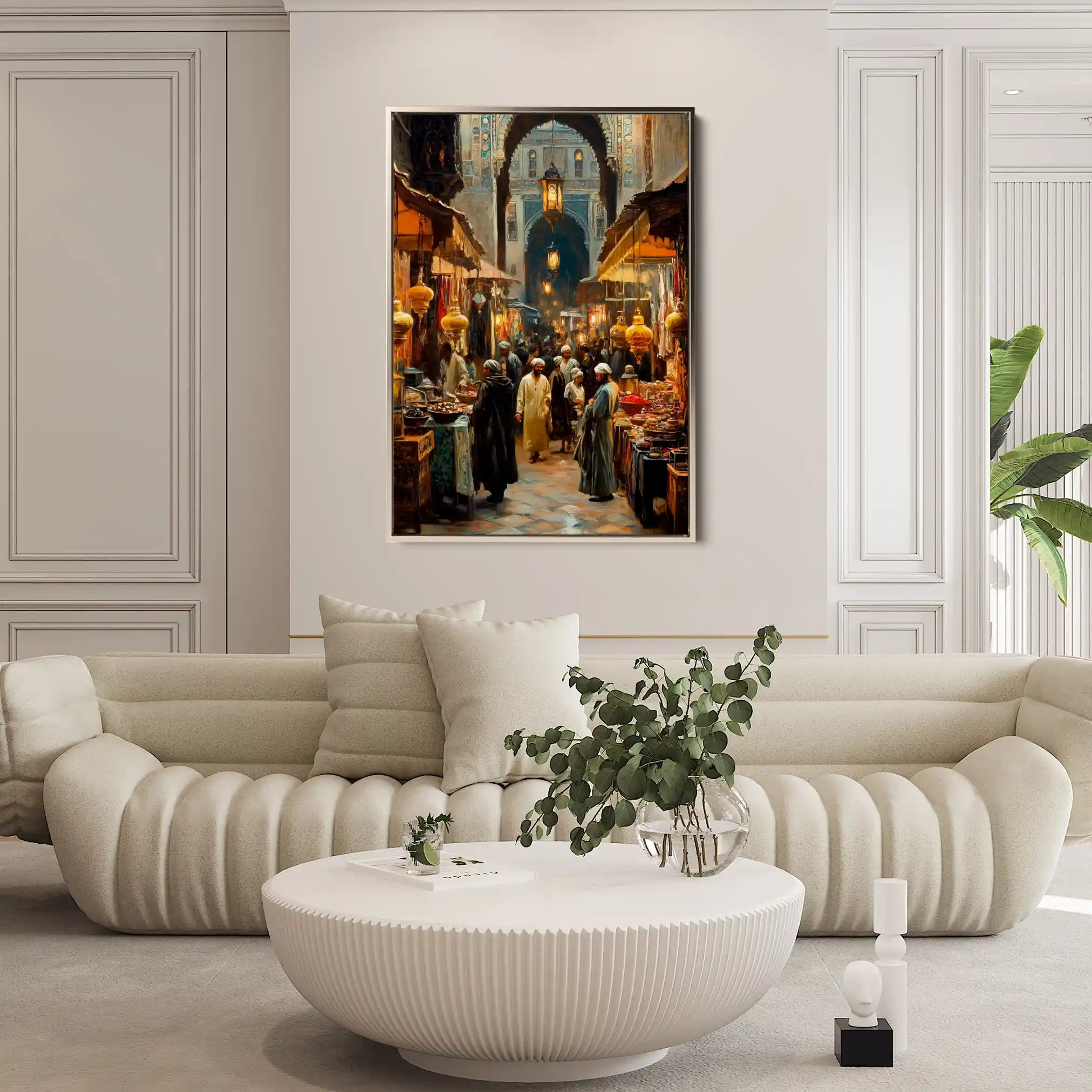 Orientalist 020 Canvas Art 60 x 40 cm / Black