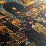 Orientalist 020 Canvas Art 60 x 40 cm / Black