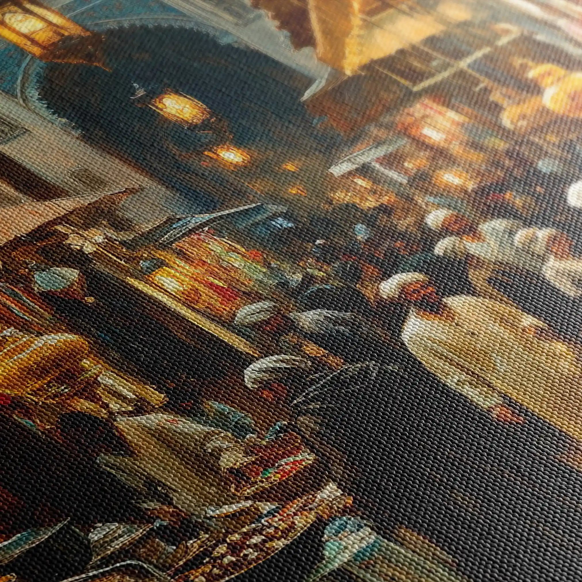 Orientalist 020 Canvas Art 60 x 40 cm / Black