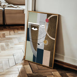 Portrait 020 Canvas Art 18" x 24" / 45 x 60 cm / Black