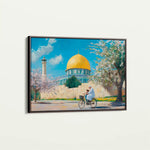 Palestine 020 Canvas Art 60 x 40 cm / Black