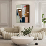 Portrait 020 Canvas Art 60 x 40 cm / Black