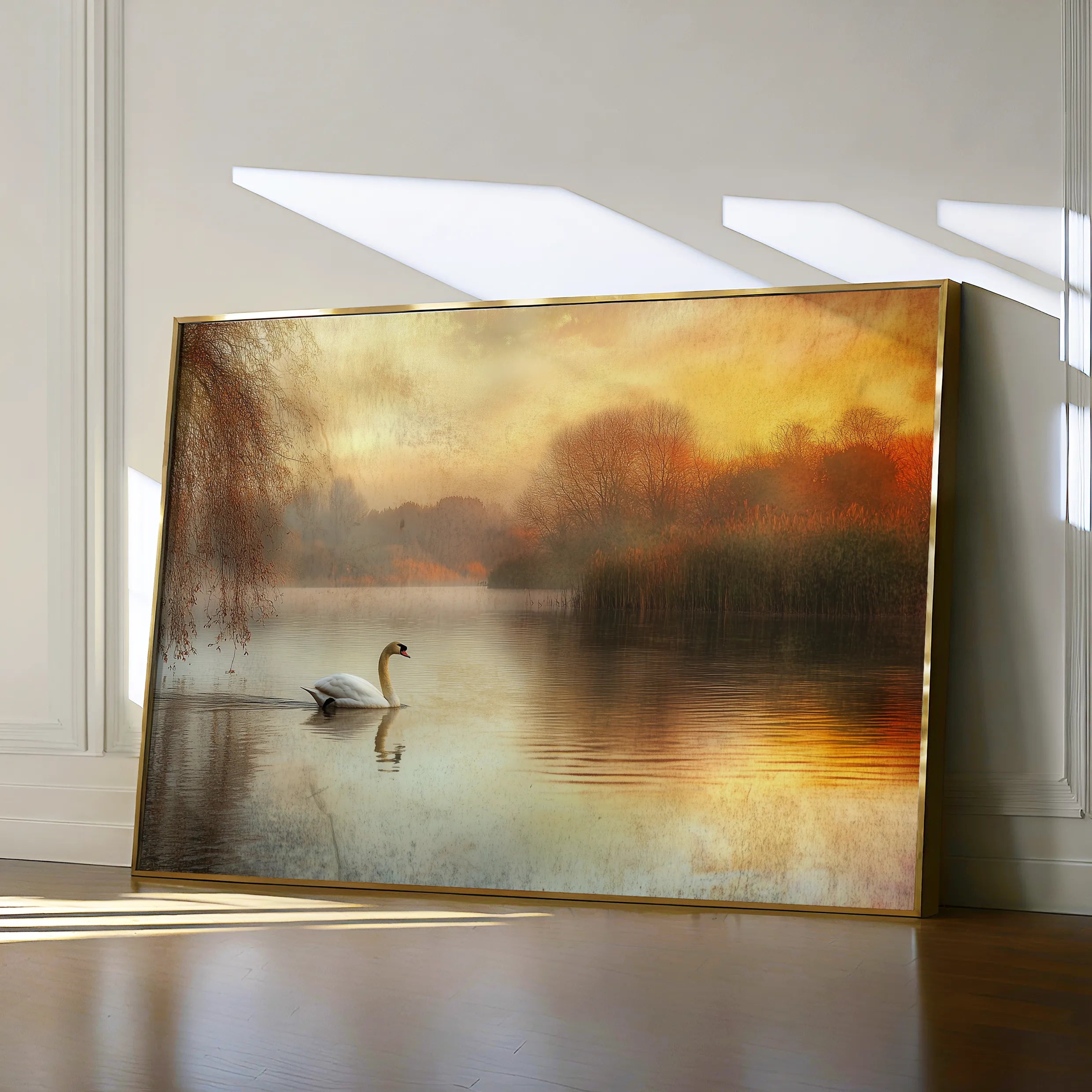 Animals 021 Canvas Art 18" x 24" / 45 x 60 cm / Black