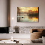 Animals 021 Canvas Art 18" x 24" / 45 x 60 cm / Black