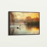Animals 021 Canvas Art 18" x 24" / 45 x 60 cm / Black