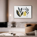 Boho 021 Canvas Art 18" x 24" / 45 x 60 cm / Black
