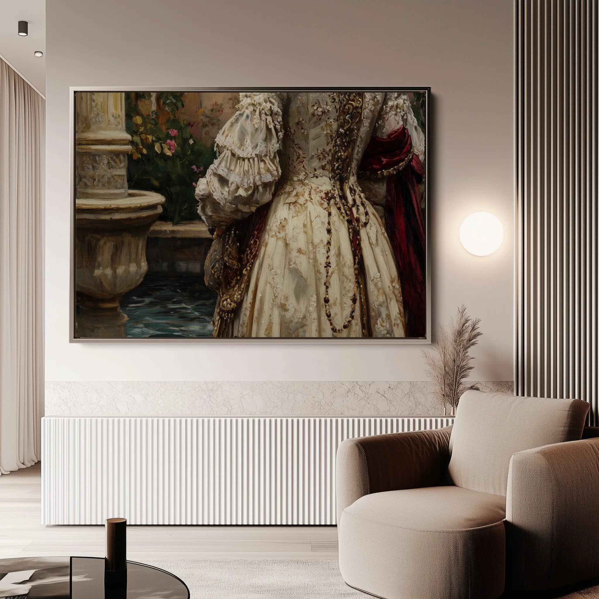 Classic 021 Canvas Art 18" x 24" / 45 x 60 cm / Black