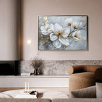 Floral 021 Canvas Art 18" x 24" / 45 x 60 cm / Black