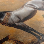 Horses 021 Canvas Art 60 x 40 cm / Black