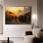 Orientalist 021 Canvas Art 18" x 24" / 45 x 60 cm / Black