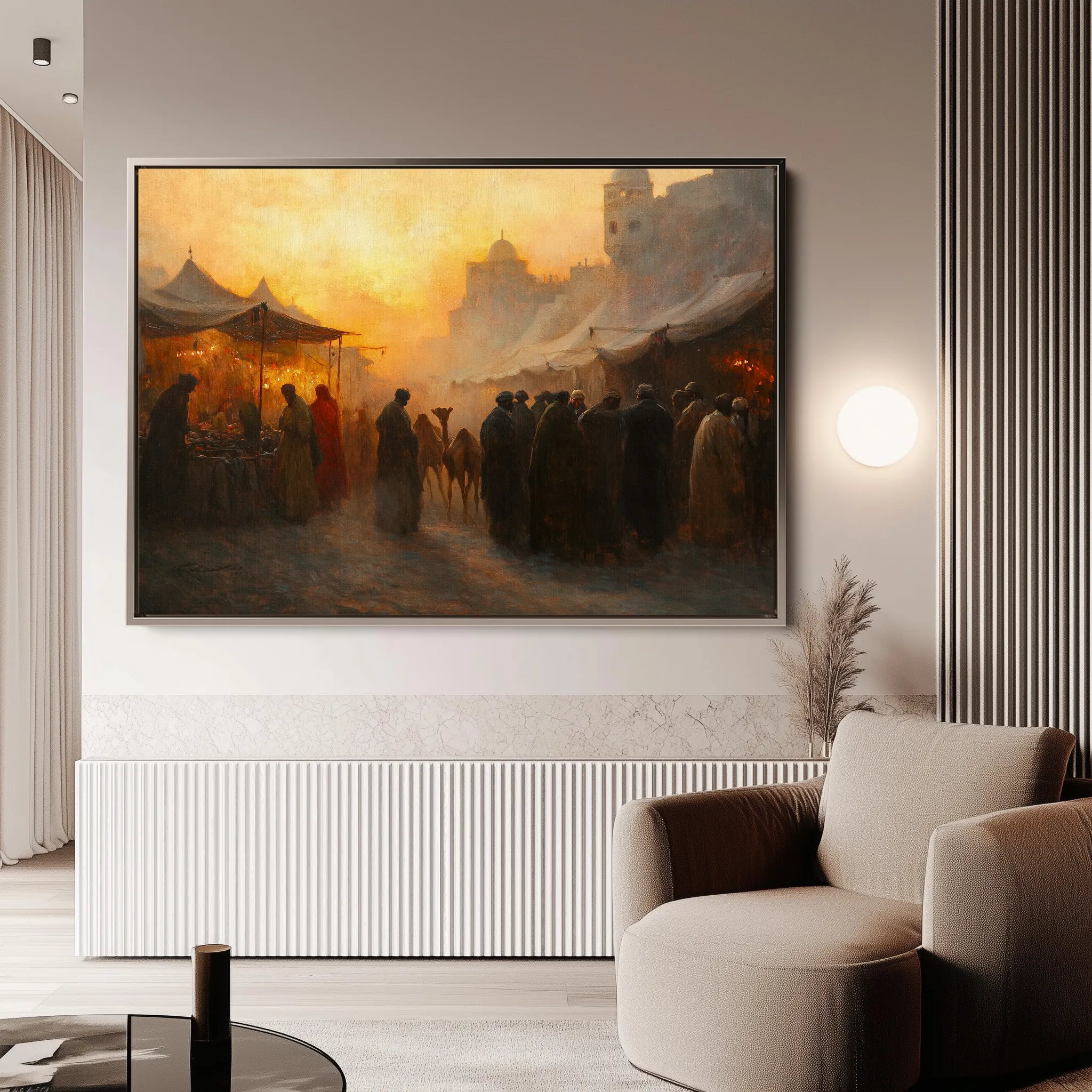 Orientalist 021 Canvas Art 18" x 24" / 45 x 60 cm / Black