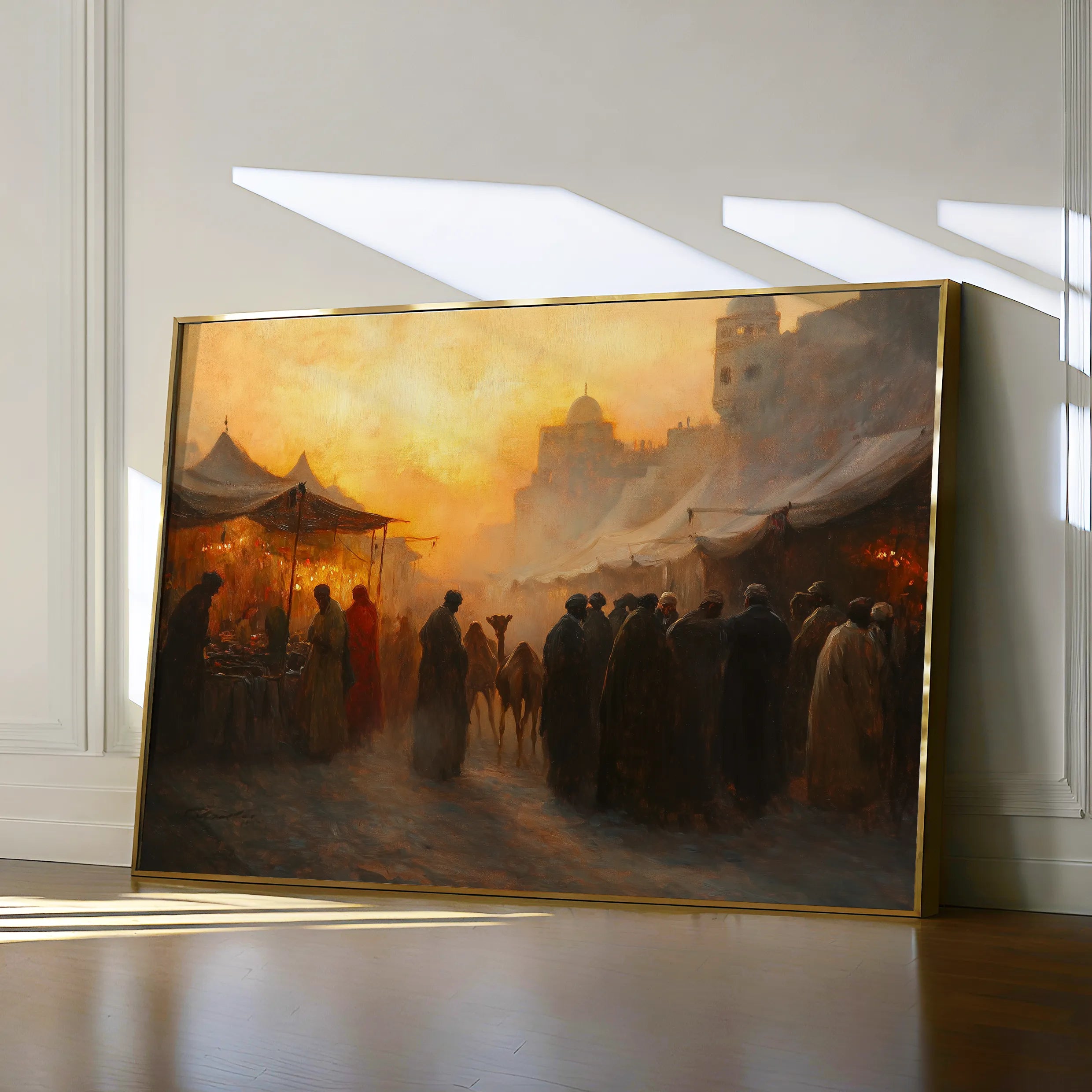 Orientalist 021 Canvas Art 18" x 24" / 45 x 60 cm / Black