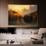 Orientalist 021 Canvas Art 18" x 24" / 45 x 60 cm / Black