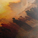 Orientalist 021 Canvas Art 18" x 24" / 45 x 60 cm / Black
