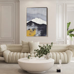 Abstract 022 Canvas Art 18" x 24" / 45 x 60 cm / Black