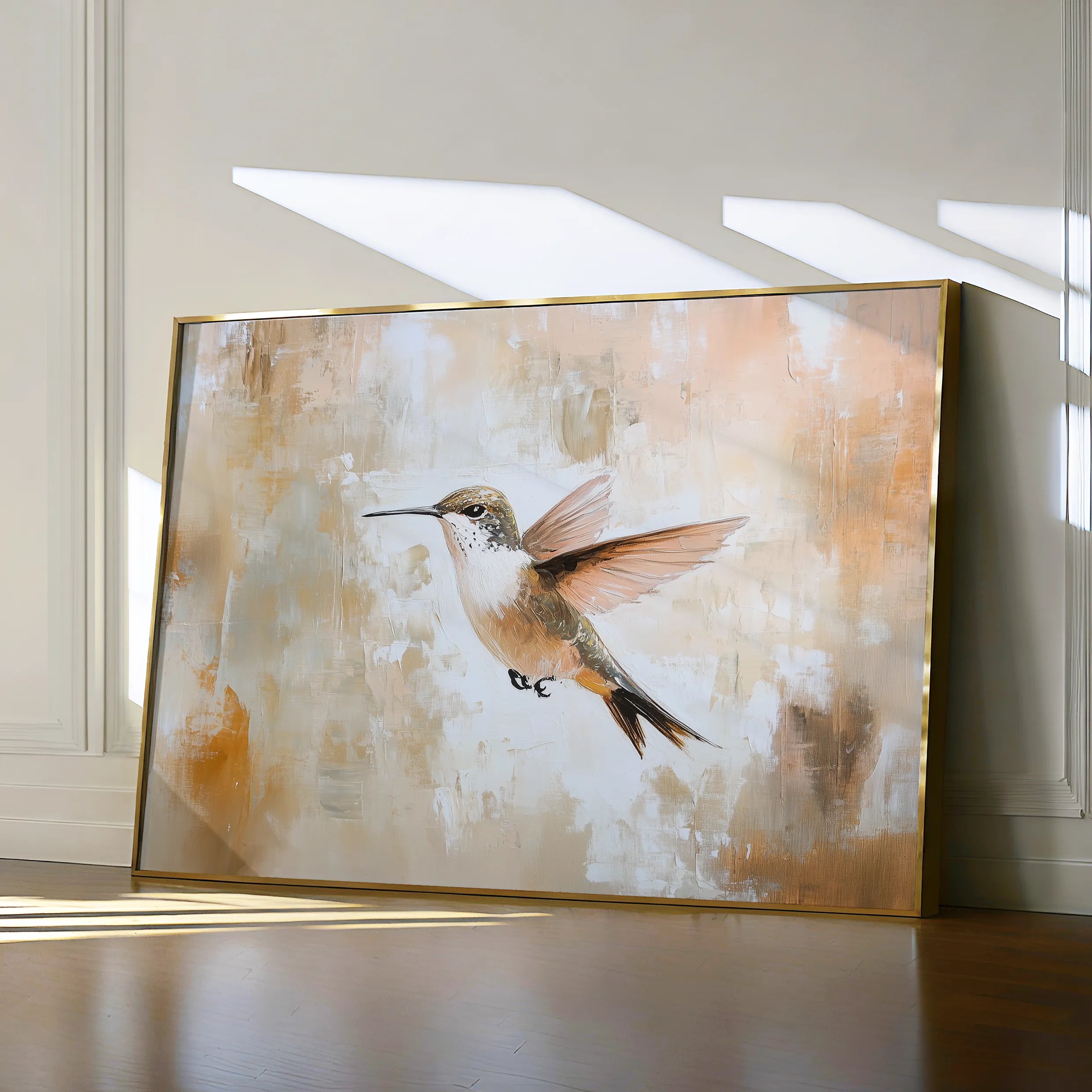 Animals 022 Canvas Art 18" x 24" / 45 x 60 cm / Black