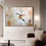 Animals 022 Canvas Art 18" x 24" / 45 x 60 cm / Black