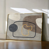 Boho 022 Canvas Art 18" x 24" / 45 x 60 cm / Black