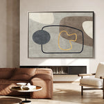Boho 022 Canvas Art 18" x 24" / 45 x 60 cm / Black