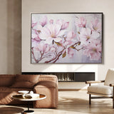Floral 022 Canvas Art 18" x 24" / 45 x 60 cm / Black