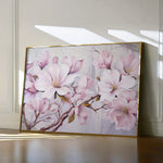 Floral 022 Canvas Art 18" x 24" / 45 x 60 cm / Black