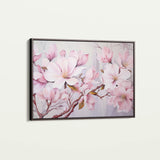 Floral 022 Canvas Art 18" x 24" / 45 x 60 cm / Black