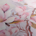 Floral 022 Canvas Art 60 x 40 cm / Black