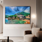 Landscape 022 Canvas Art 18" x 24" / 45 x 60 cm / Black