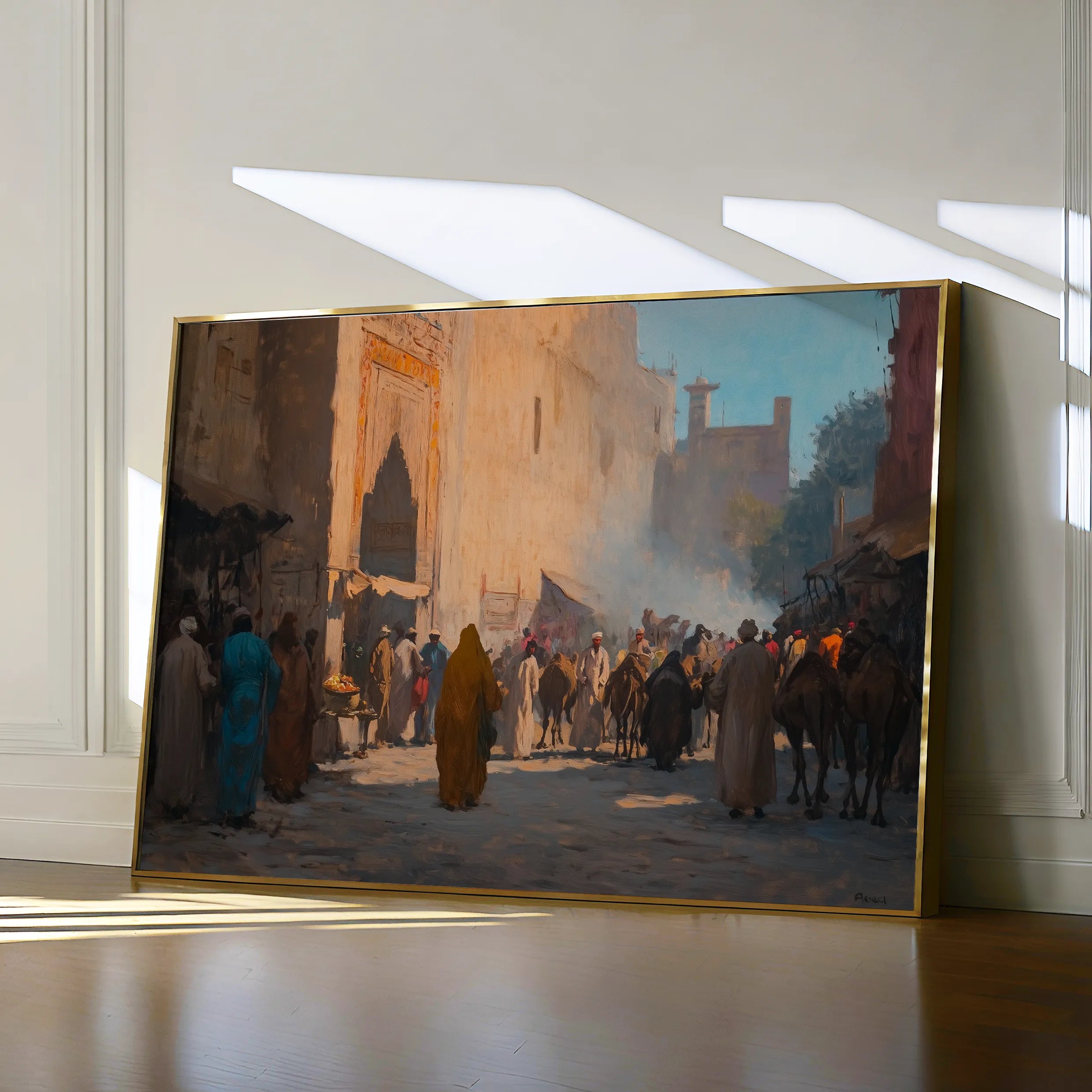 Orientalist 022 Canvas Art 18" x 24" / 45 x 60 cm / Black