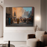 Orientalist 022 Canvas Art 18" x 24" / 45 x 60 cm / Black