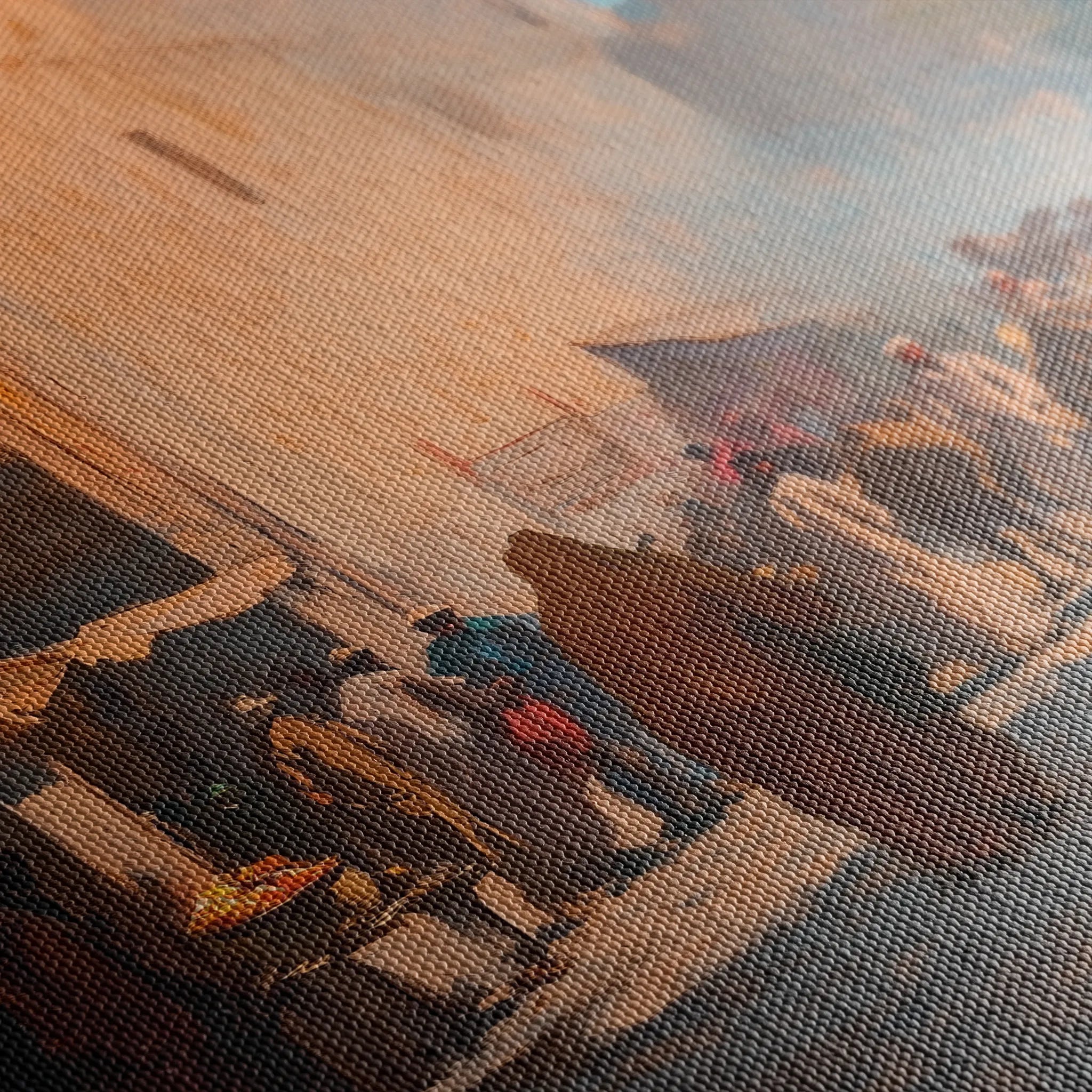 Orientalist 022 Canvas Art 18" x 24" / 45 x 60 cm / Black