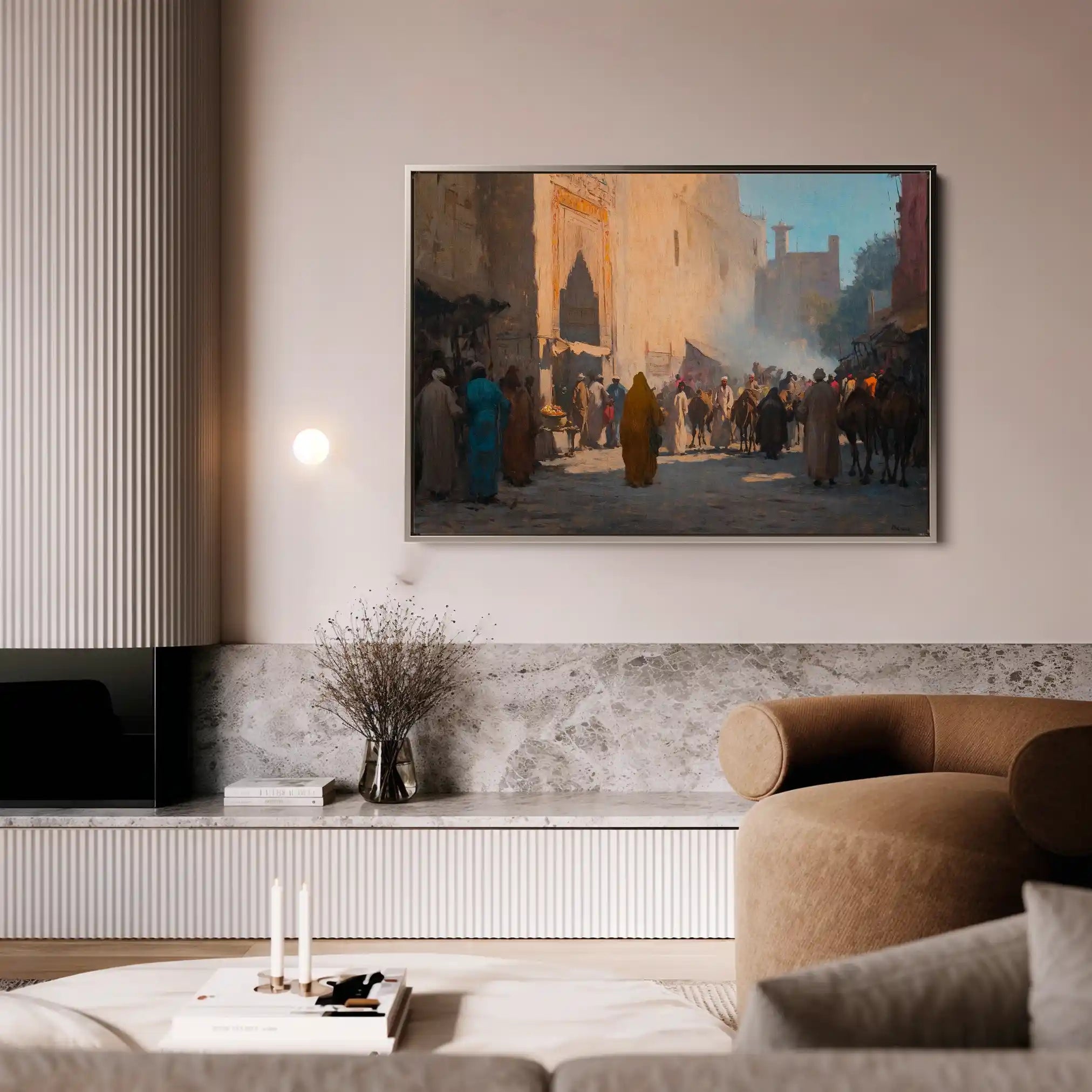 Orientalist 022 Canvas Art 60 x 40 cm / Black