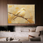 Animals 023 Canvas Art 18" x 24" / 45 x 60 cm / Black