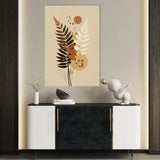 Boho 023 Canvas Art 18" x 24" / 45 x 60 cm / Black