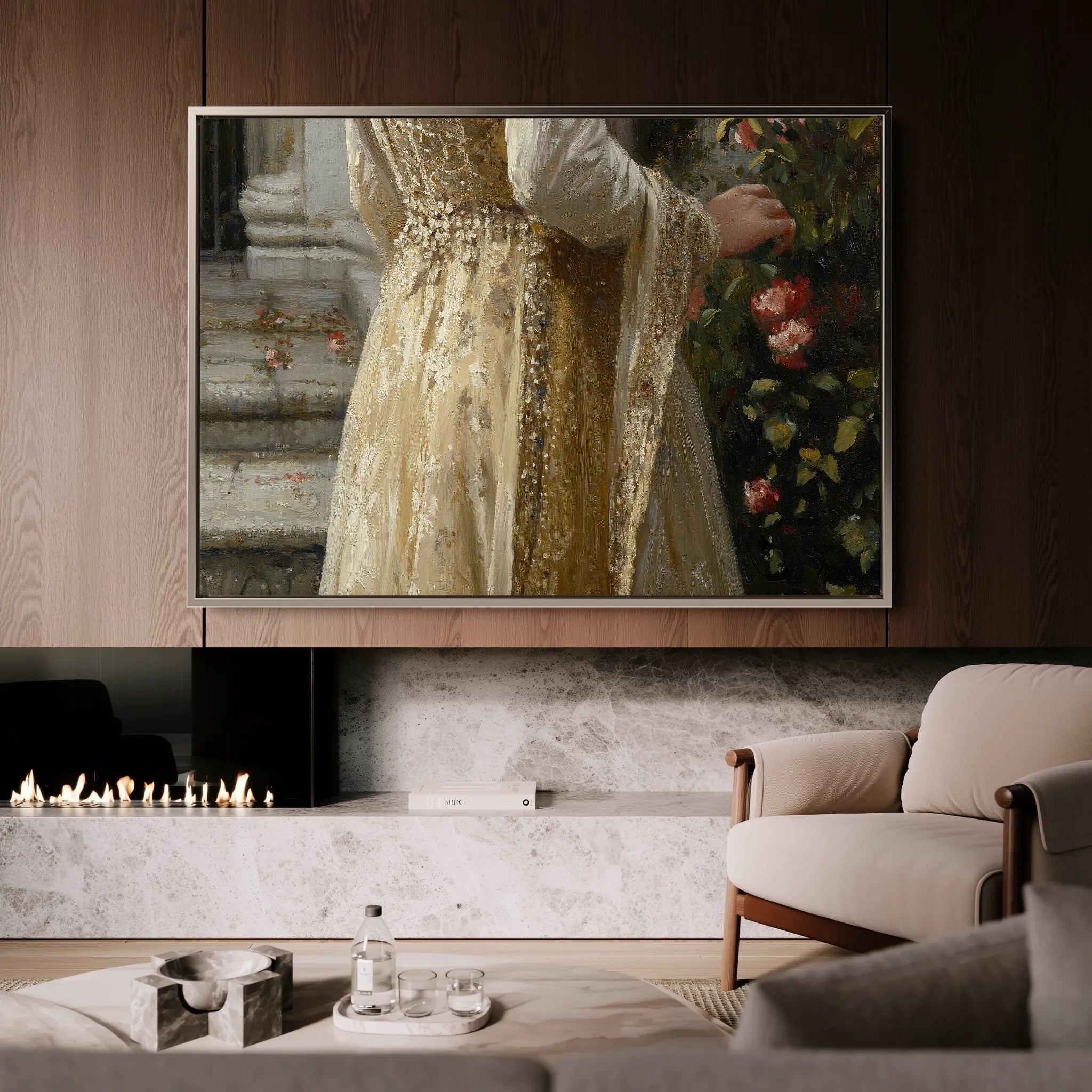 Classic 023 Canvas Art 18" x 24" / 45 x 60 cm / Black
